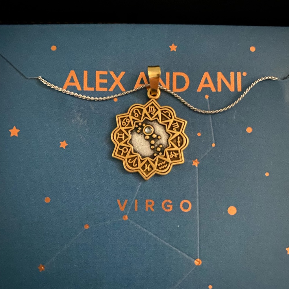Alex and Ani Virgo zodiac necklace